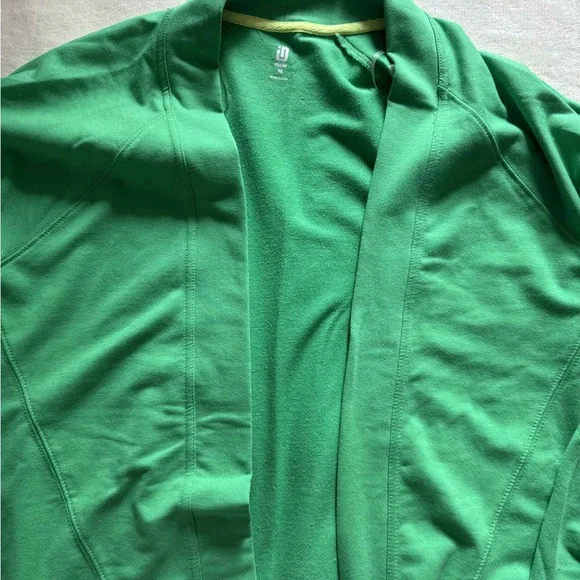 Green Open Front Ideology Cardigan M - Picture 3 of 5